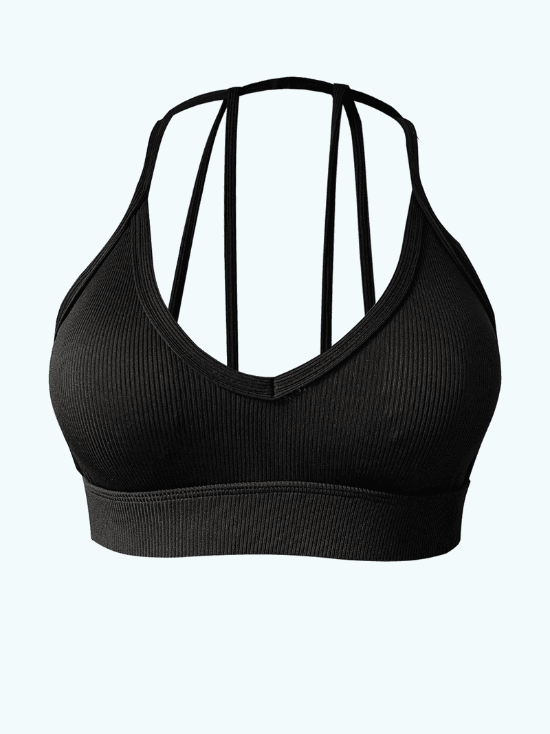 Top de ioga sexy sutiã esportivo feminino