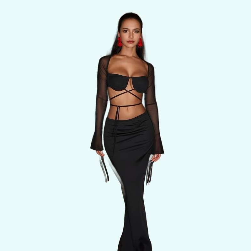 Conjunto de três peças do corpo do apeito